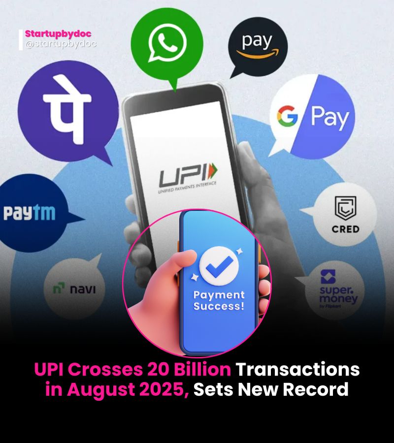 India's UPI Crosses 20B Transactions — strategic analysis for Indian founders