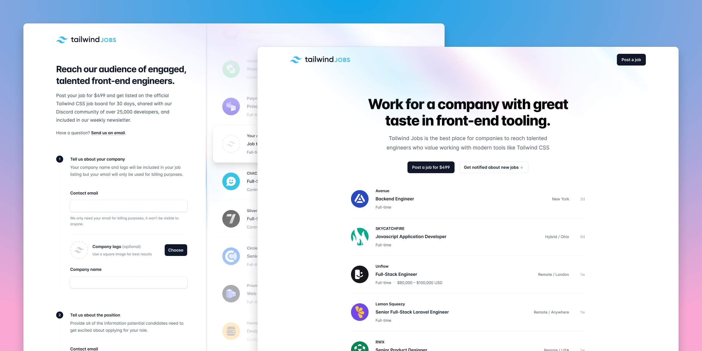 Tailwind CSS v5 Preview Drops illustration